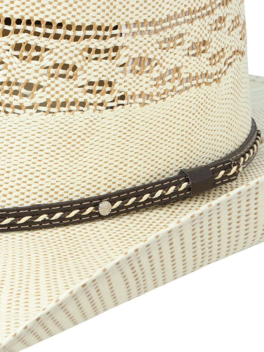 Men’s El General 20X Bangora Western Hat Ringers Crown - Ivory/Brown 45880