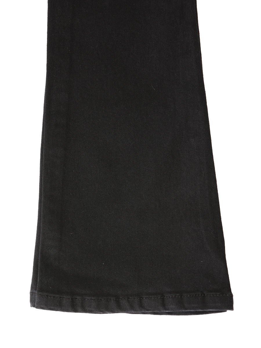 Girls Centenario Premium Bootcut Jeans - Black Denim 45907