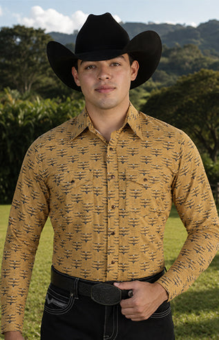 Men's Snap Button Shirt