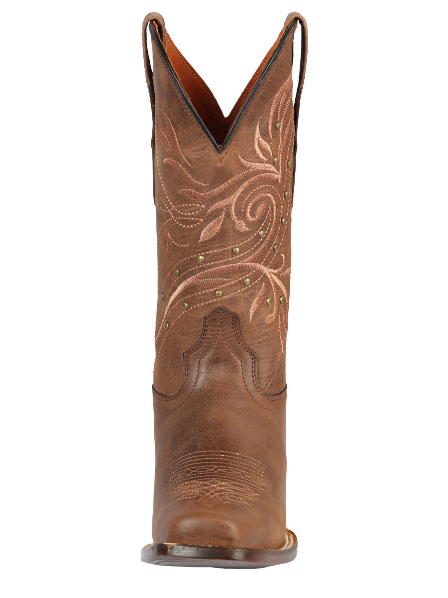 El General Women’s Rodeo Boot  - Alazan Brown 44854