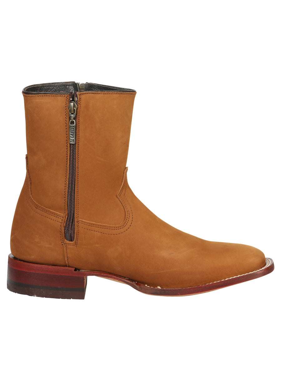 El Canelo Men’s Ankle Boots - Nobuck Taupe 45215