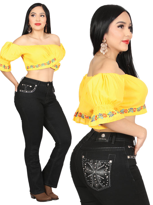 Centenario Bootcut Denim Jeans - Black 45322