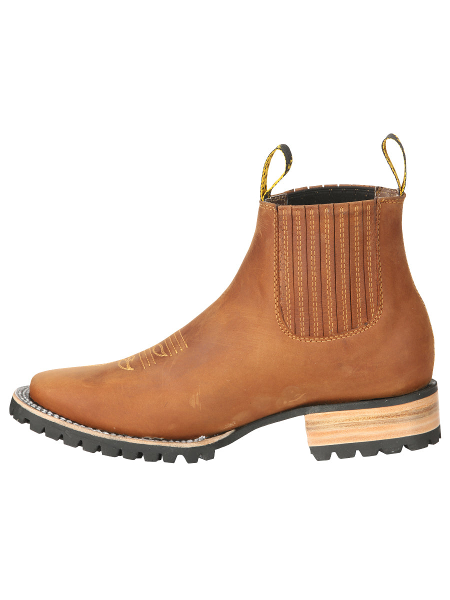 El General Men’s Ankle Boots - Crazy Horse Papaya 45342