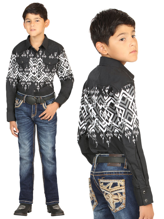Boys Centenario Premium Bootcut Jeans - Medium Blue Denim  45842