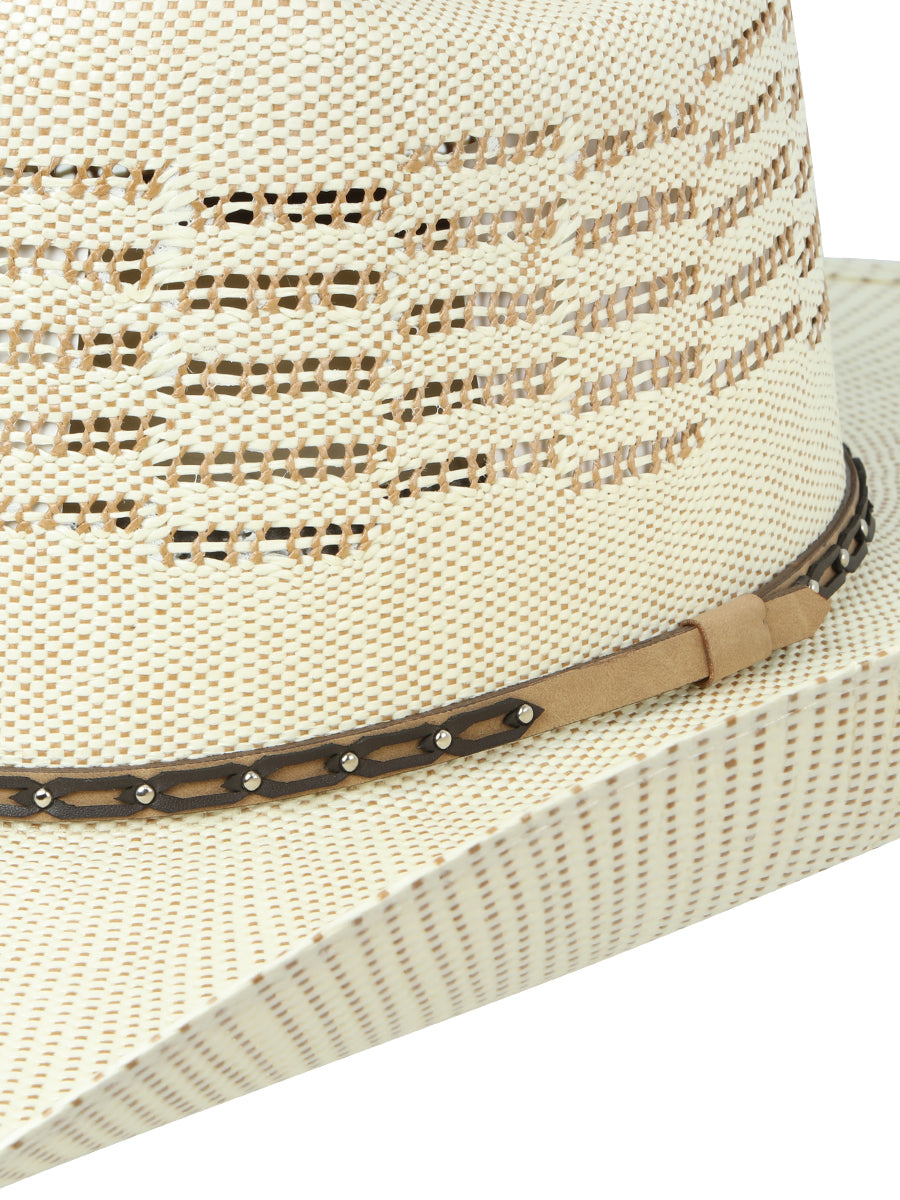 Men’s El General 20X Bangora Western Hat Ringers Crown -  Ivory/Tan 45881
